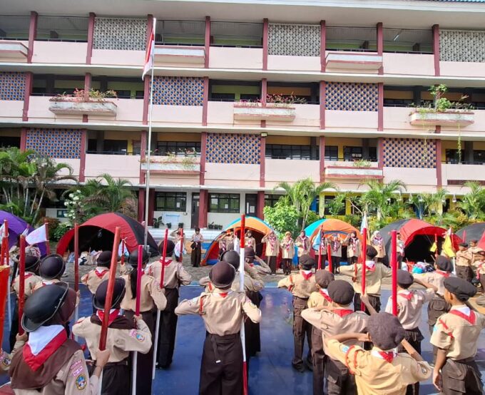 KEGIATAN PRAMUKA PERKEMAHAN JUMAT SABTU